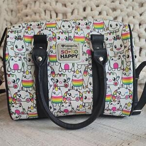 Loungefly So So Happy Multicolor Unicorn Bag. With Wallet